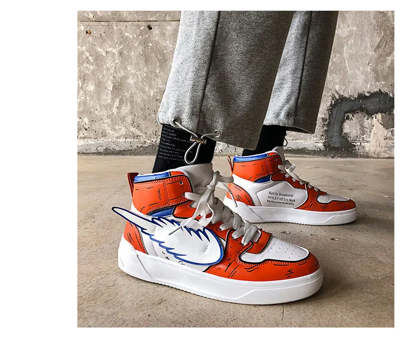 Pikachu Classic High Top Men Vulcanized Casual Shoes