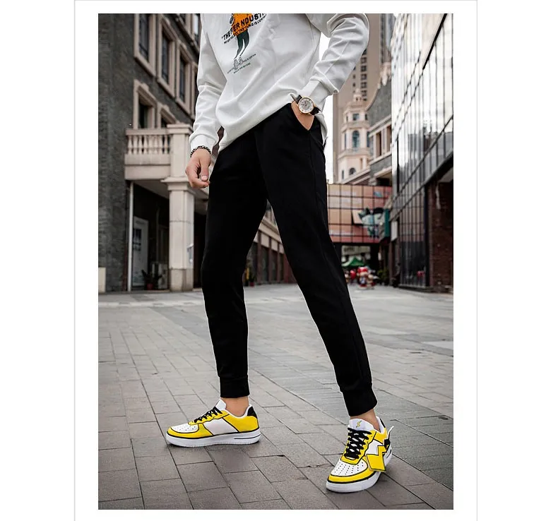 Pikachu Classic High Top Men Vulcanized Casual Shoes