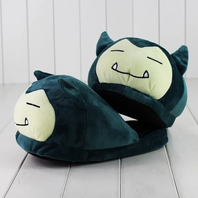 Snorlax Indoor Pikachu Plush Warm Cartoon Shoes Snorlax Indoor Pikachu Plush Warm Cartoon Shoes