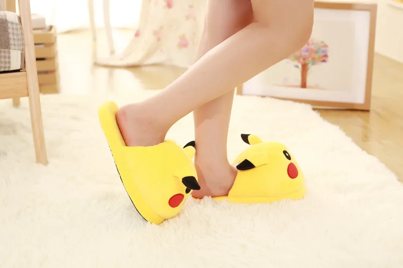 Snorlax Indoor Pikachu Plush Warm Cartoon Shoes Snorlax Indoor Pikachu Plush Warm Cartoon Shoes