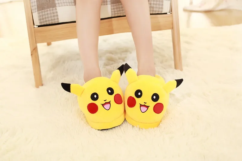 Snorlax Indoor Pikachu Plush Warm Cartoon Shoes Snorlax Indoor Pikachu Plush Warm Cartoon Shoes