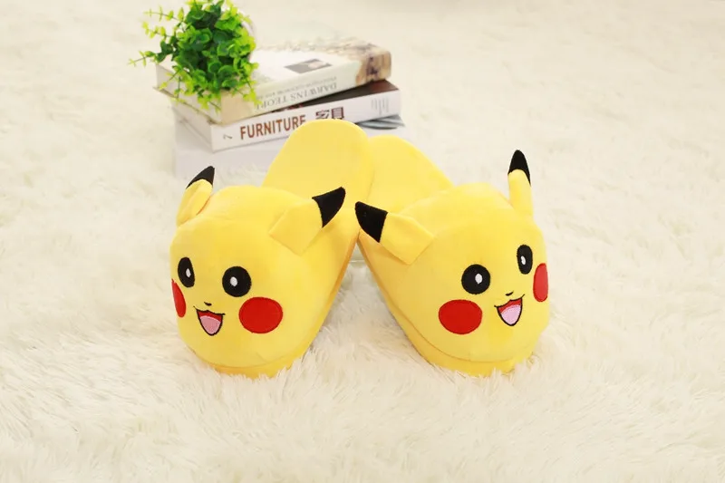 Snorlax Indoor Pikachu Plush Warm Cartoon Shoes Snorlax Indoor Pikachu Plush Warm Cartoon Shoes