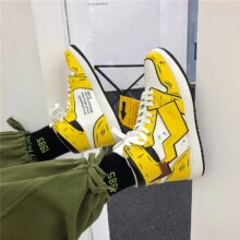 Anime Cartoon Running Boots High Top Casual Hip Hop Shoes For Men Anime Cartoon Running Boots High Top Casual Hip Hop Shoes For Men