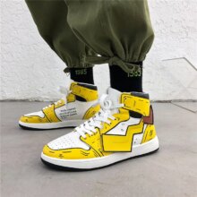 Anime Cartoon Running Boots High Top Casual Hip Hop Shoes For Men Anime Cartoon Running Boots High Top Casual Hip Hop Shoes For Men