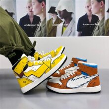 Anime Cartoon Running Boots High Top Casual Hip Hop Shoes For Men Anime Cartoon Running Boots High Top Casual Hip Hop Shoes For Men