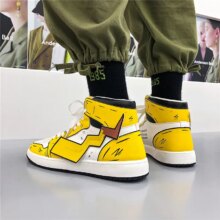 Anime Cartoon Running Boots High Top Casual Hip Hop Shoes For Men Anime Cartoon Running Boots High Top Casual Hip Hop Shoes For Men