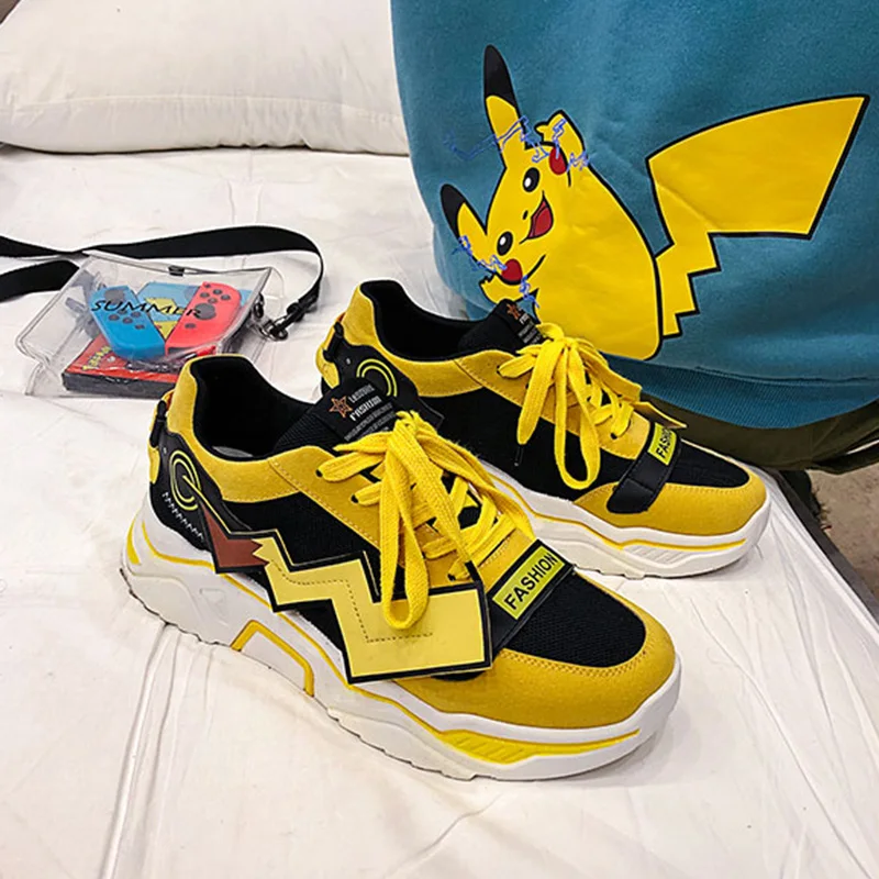 Anime Pokemon Kawaii Pikachu Sports Shoes