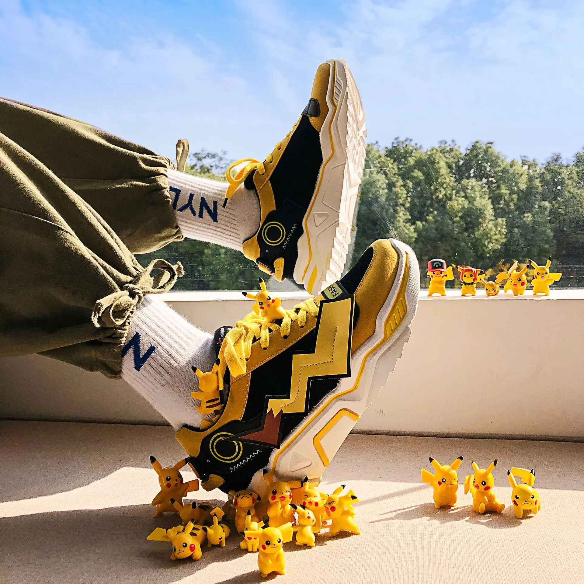 Pokemon Pikachu Cartoon Casual Warm Shoes For Men & Women Pokemon Pikachu Cartoon Casual Warm Shoes For Men & Women