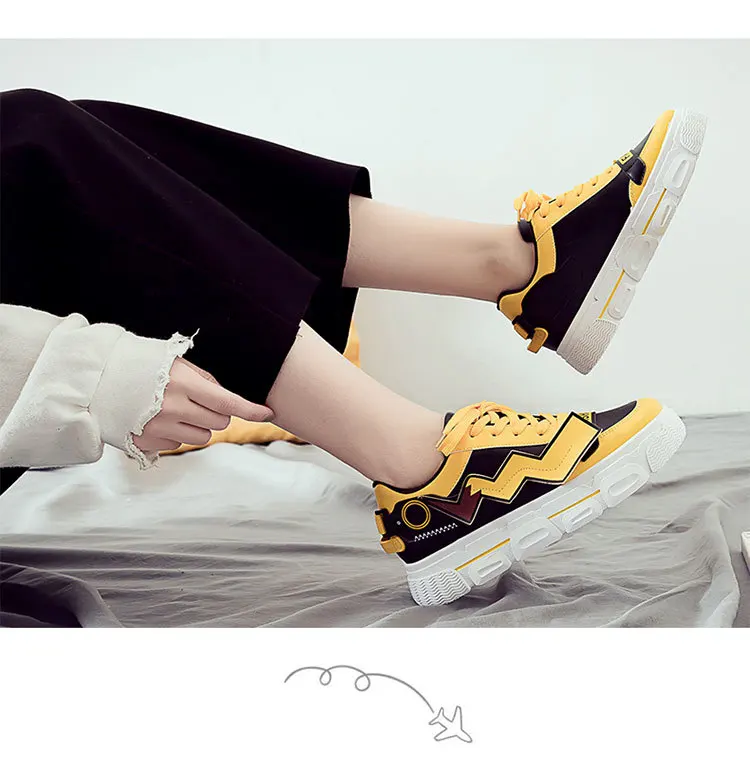 Cartoon Pikachu Classic Casual Shoes For Women Cartoon Pikachu Classic Casual Shoes For Women