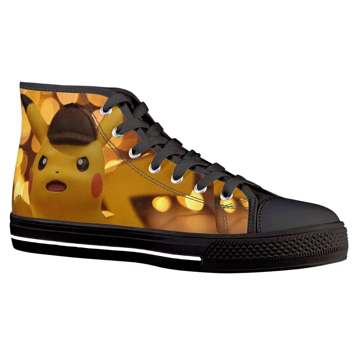 Cartoon Pokemon Pikachu Lace Up Casual Shoes