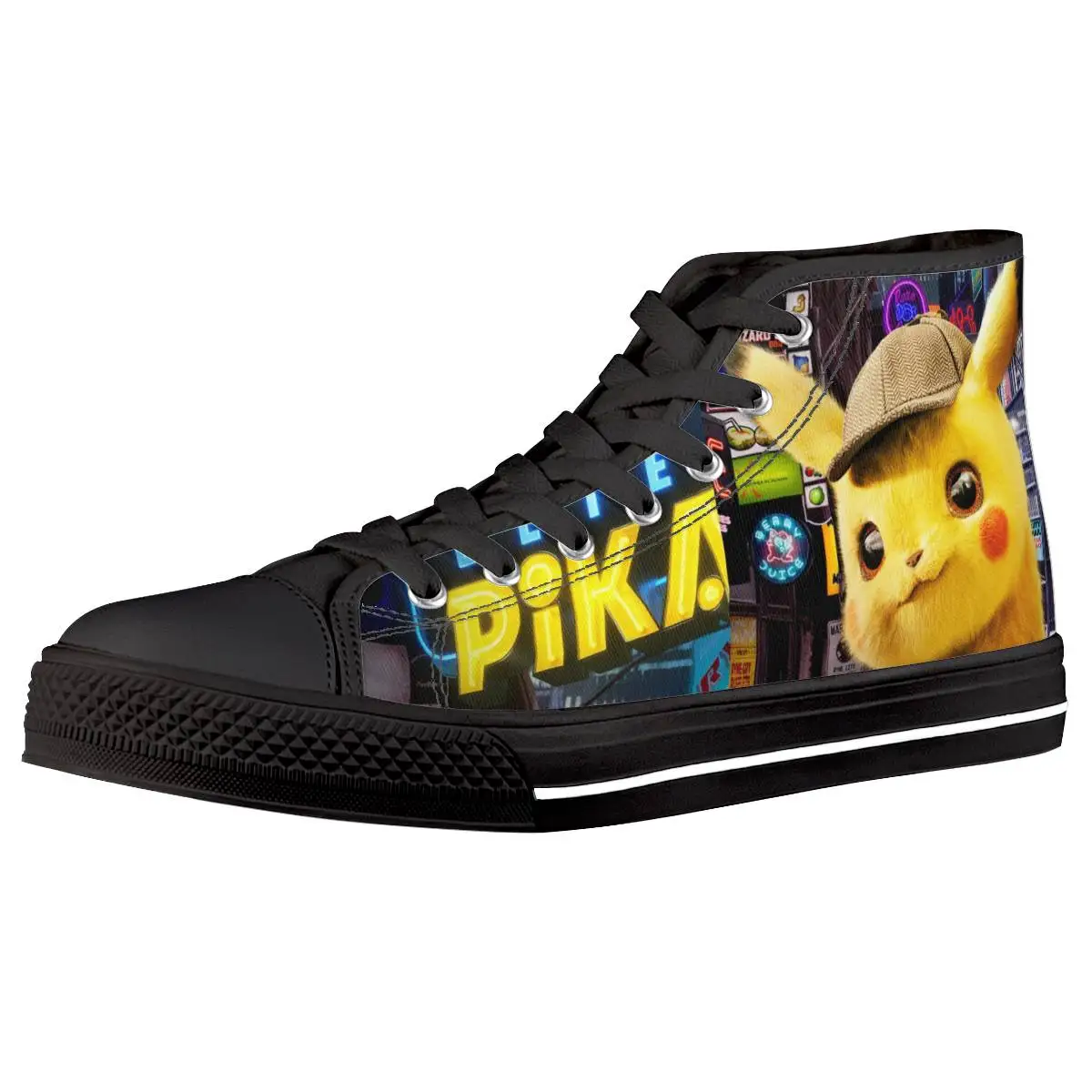 Cartoon Pokemon Pikachu Lace Up Casual Shoes