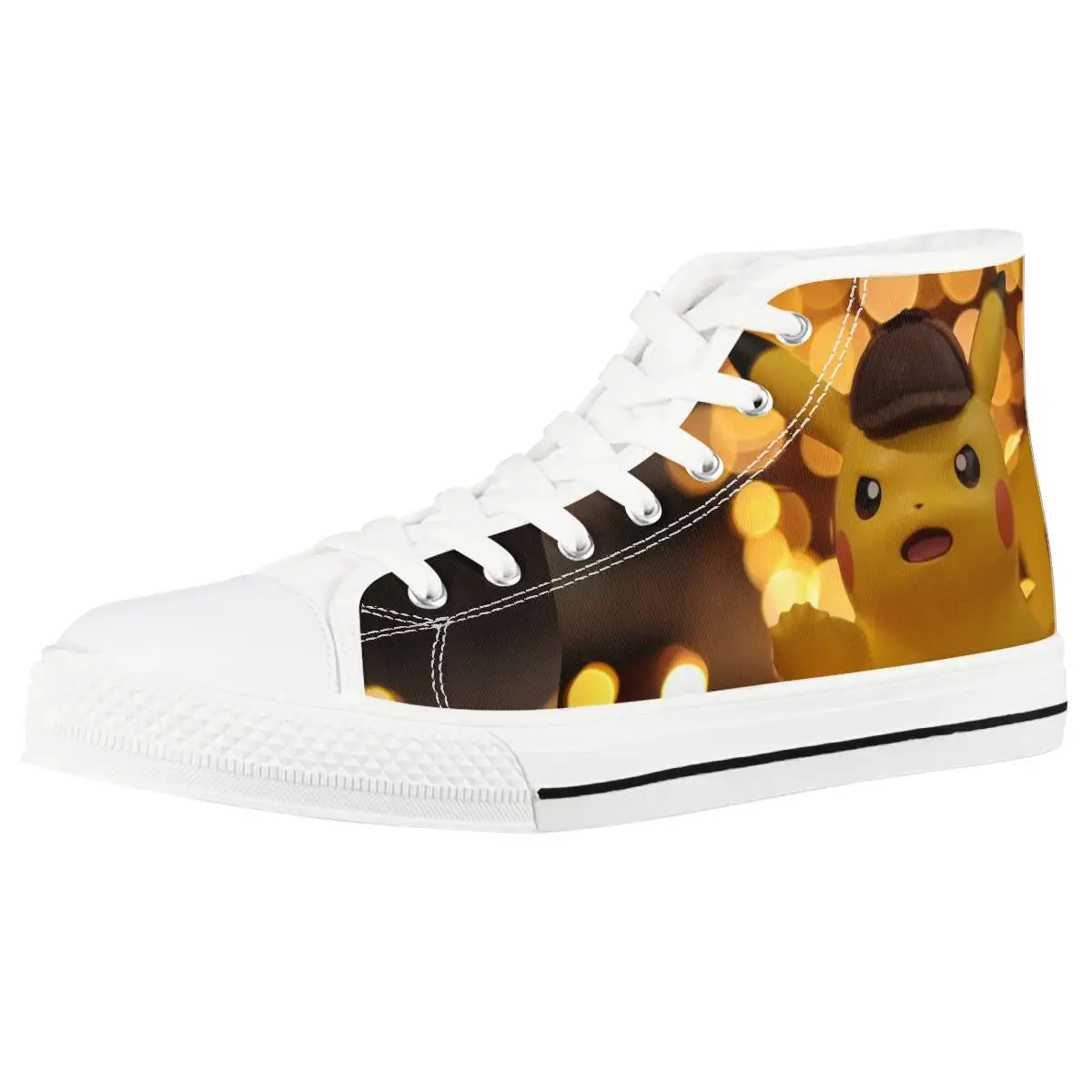 Cartoon Pokemon Pikachu Lace Up Casual Shoes