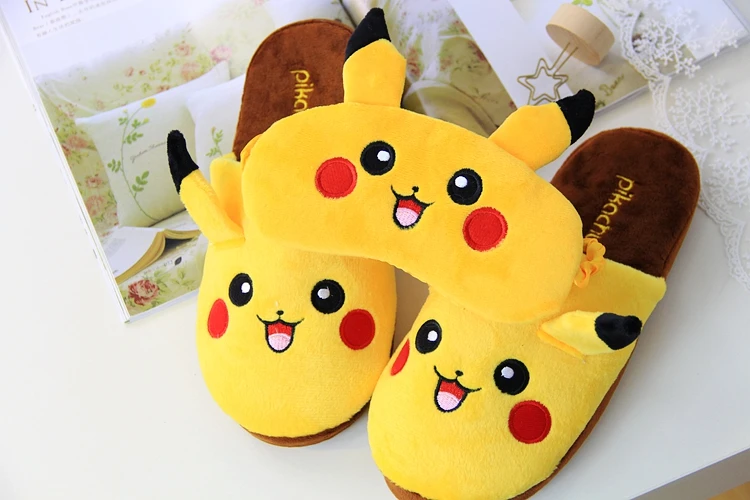 Cartoon Pikachu Stitch Avocado Unicorn Snorlax Warm Slippers Cartoon Pikachu Stitch Avocado Unicorn Snorlax Warm Slippers