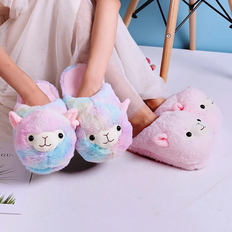 Cartoon Pikachu Stitch Avocado Unicorn Snorlax Warm Slippers Cartoon Pikachu Stitch Avocado Unicorn Snorlax Warm Slippers