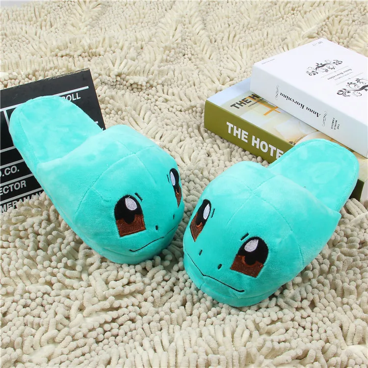 Anime Pokemon Warm Plush Shoes For Kids