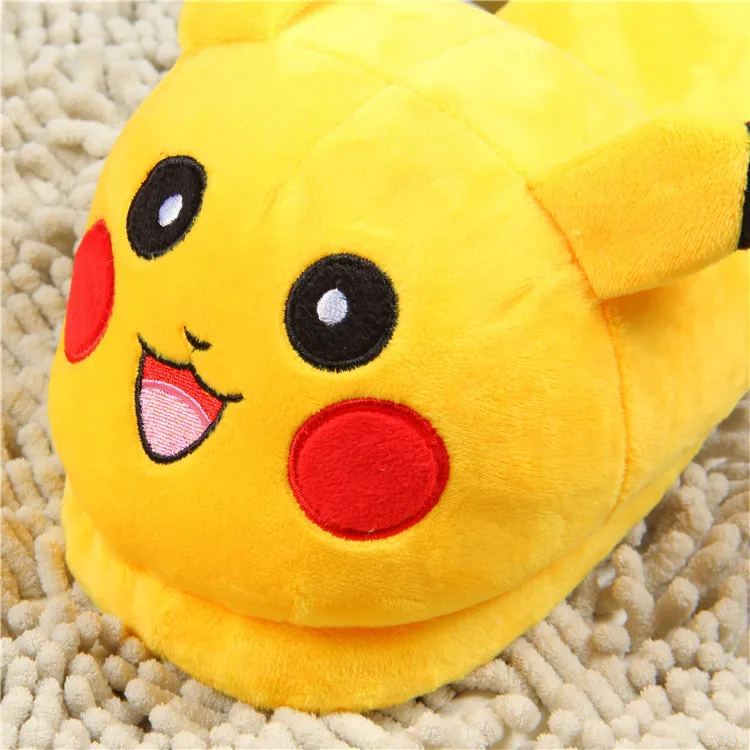 Anime Pokemon Warm Plush Shoes For Kids