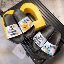 Anime Pikachu Kawaii Non-Slip Pokemon Squirtle Slippers Anime Pikachu Kawaii Non-Slip Pokemon Squirtle Slippers