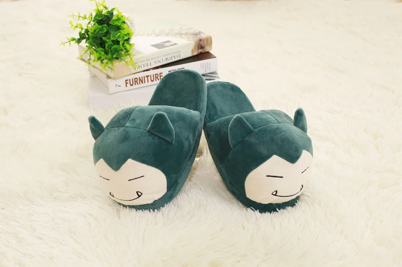 Pokemon Cartoon Pattern Warm Plush Shoes For Women