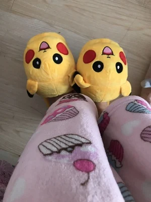 Pokemon Style Plush Cartoon Indoor Slippers