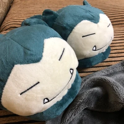 Pokemon Style Plush Cartoon Indoor Slippers