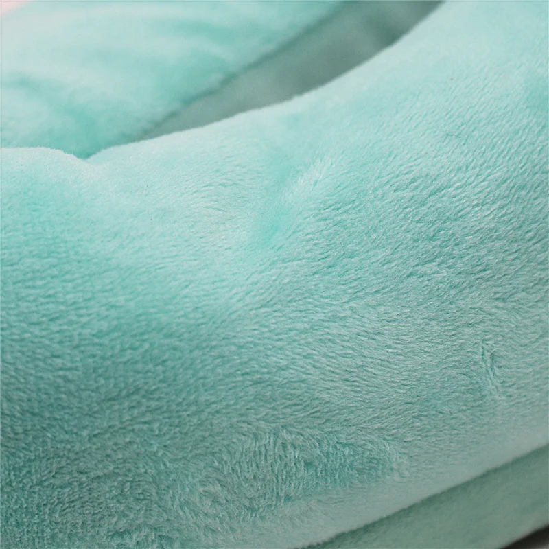 3D Animal Peacock Warm Short Plush Indoor Floor Slippers