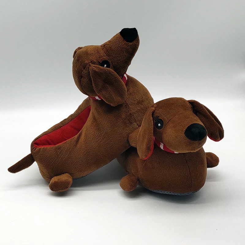 Anime Dog Warm Thick Hard Bottom Cute Shoes