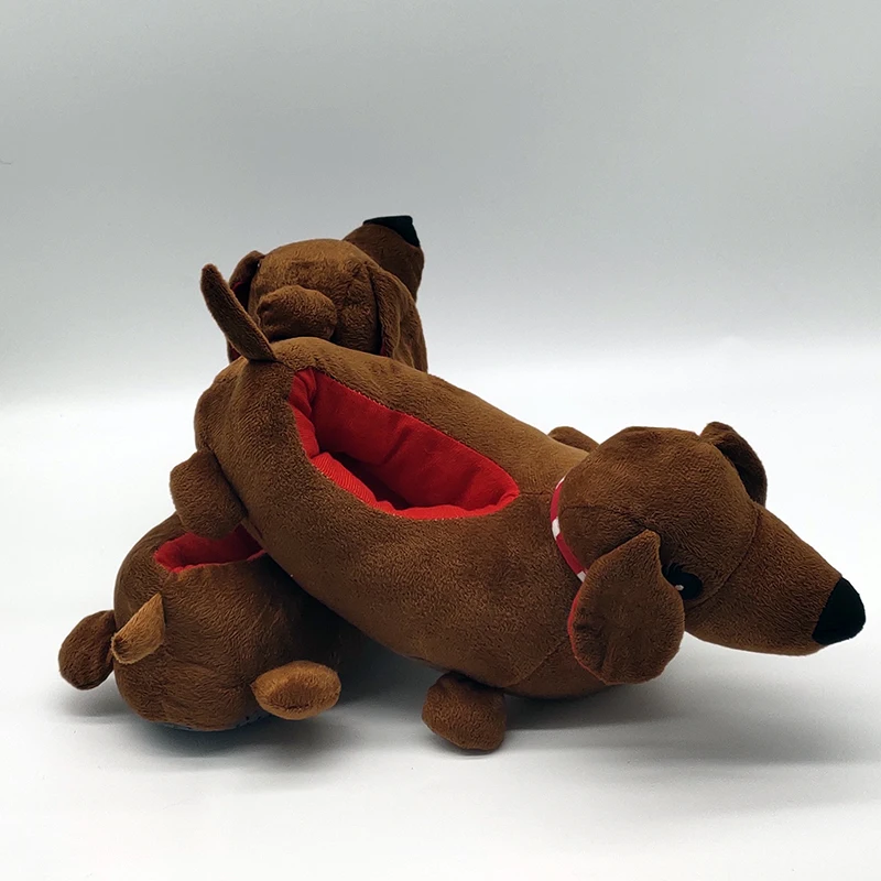 Anime Dog Warm Thick Hard Bottom Cute Shoes