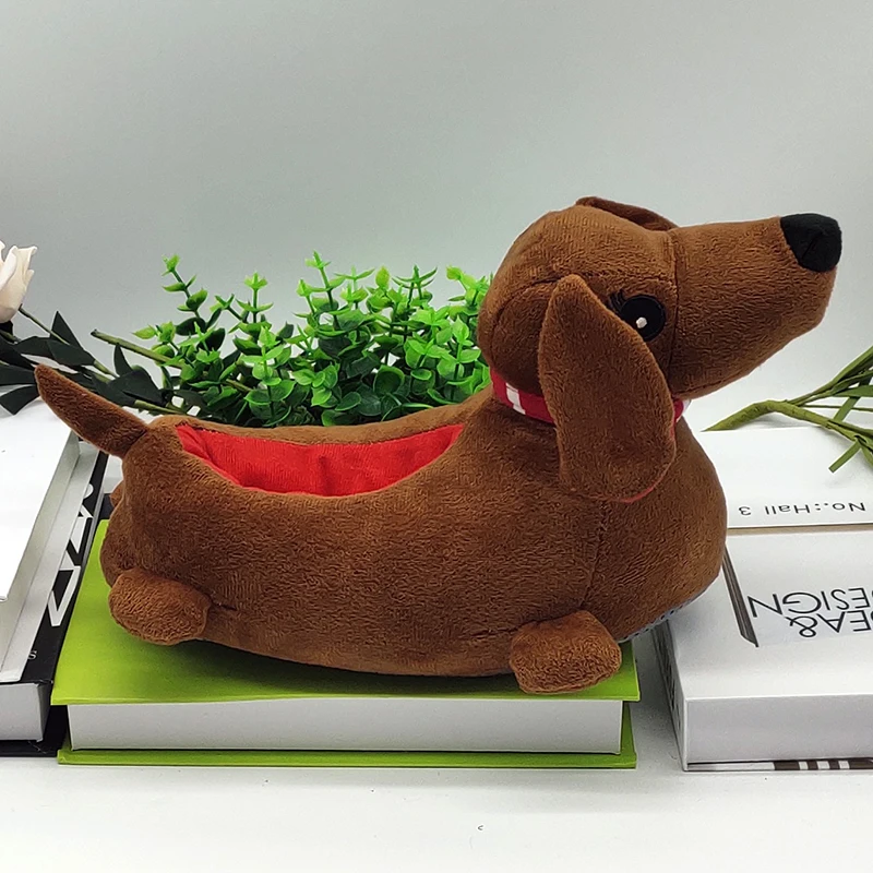 Anime Dog Warm Thick Hard Bottom Cute Shoes