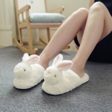 Rabbit Plush Indoor Bedroom Non-Slip Shoes Rabbit Plush Indoor Bedroom Non-Slip Shoes