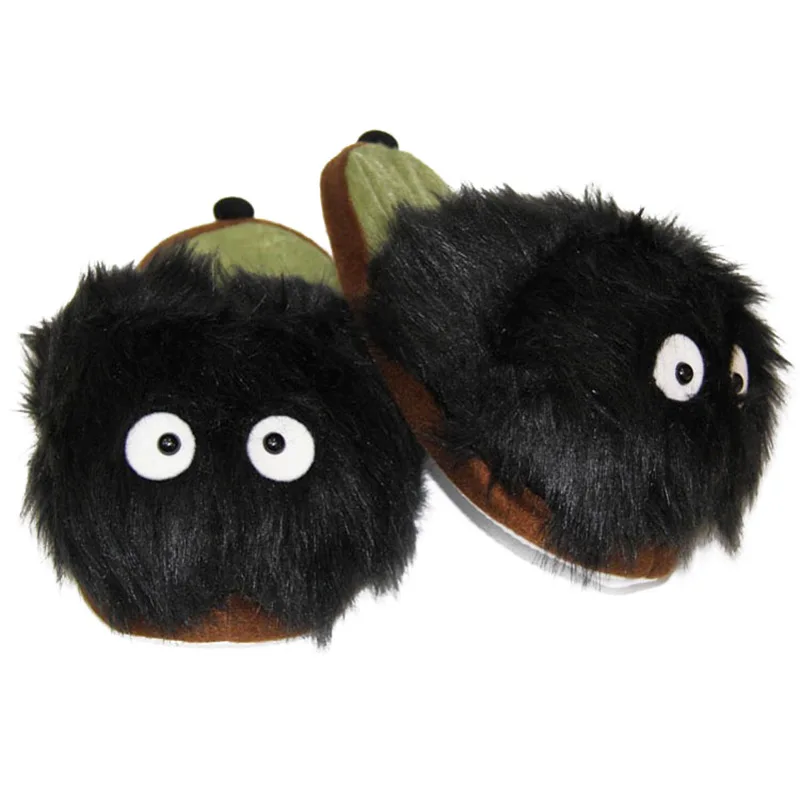 Anime Totoro Cat Cotton Plush Flat Warm Shoes