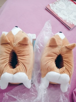 Shiba Inu Corgi Warm Floor Indoor Slippers Shoes