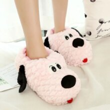 Soft Puppy Cotton Plush Cotton Cute Slippers Soft Puppy Cotton Plush Cotton Cute Slippers