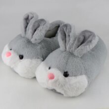 Cute Animal Rabbit Non Slip Flat Short Plush Shoes Cute Animal Rabbit Non Slip Flat Short Plush Shoes