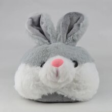 Cute Animal Rabbit Non Slip Flat Short Plush Shoes Cute Animal Rabbit Non Slip Flat Short Plush Shoes