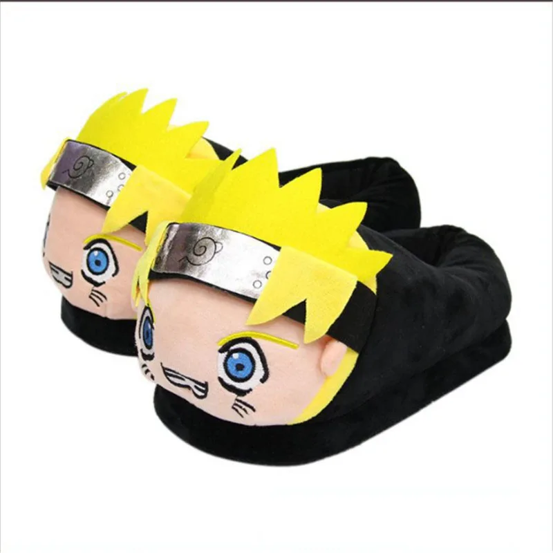 Naruto Warm Plush Flip-Flops Pocket Cute Slippers