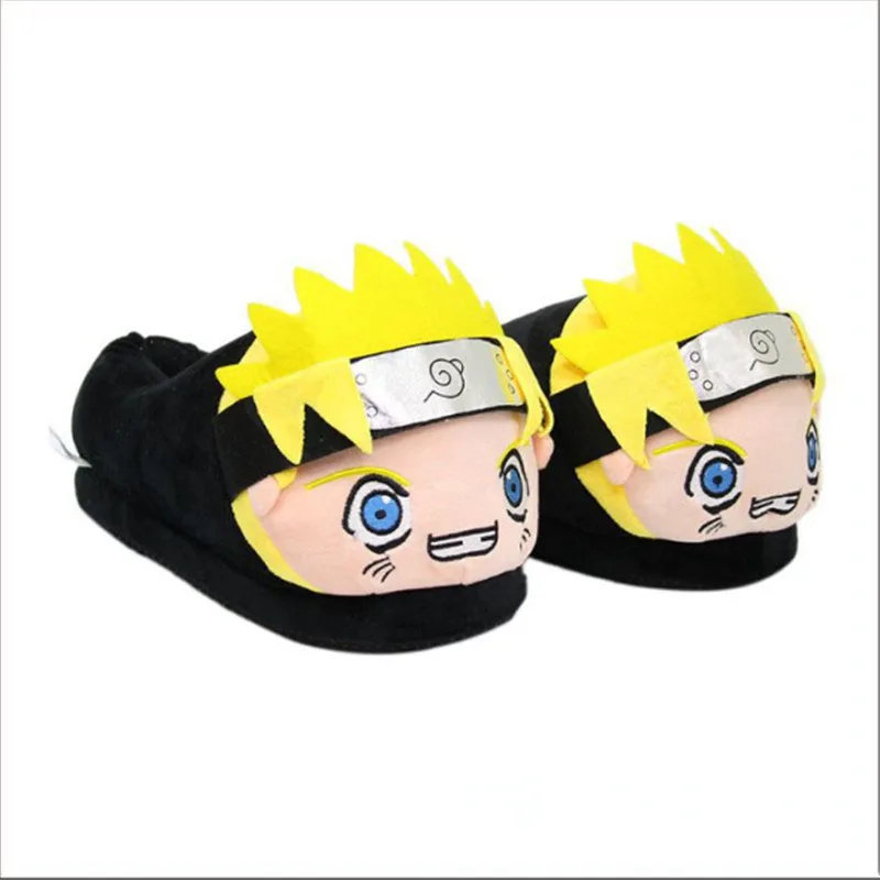 Naruto Warm Plush Flip-Flops Pocket Cute Slippers