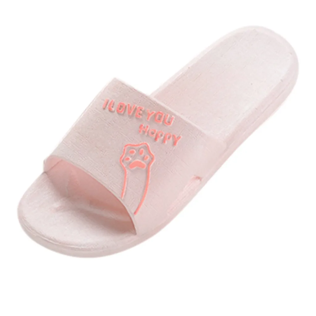Cat Cartoon Indoor Slippers For Women