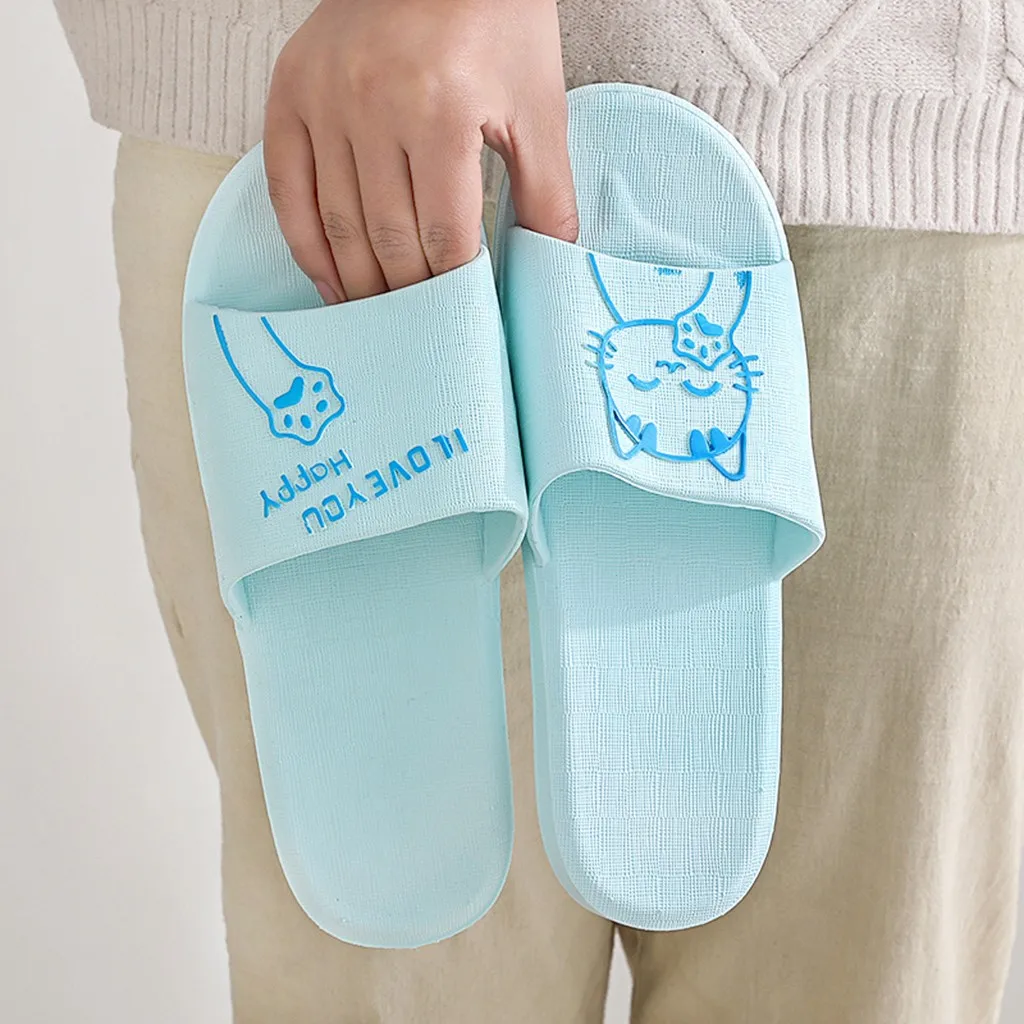 Cat Cartoon Indoor Slippers For Women