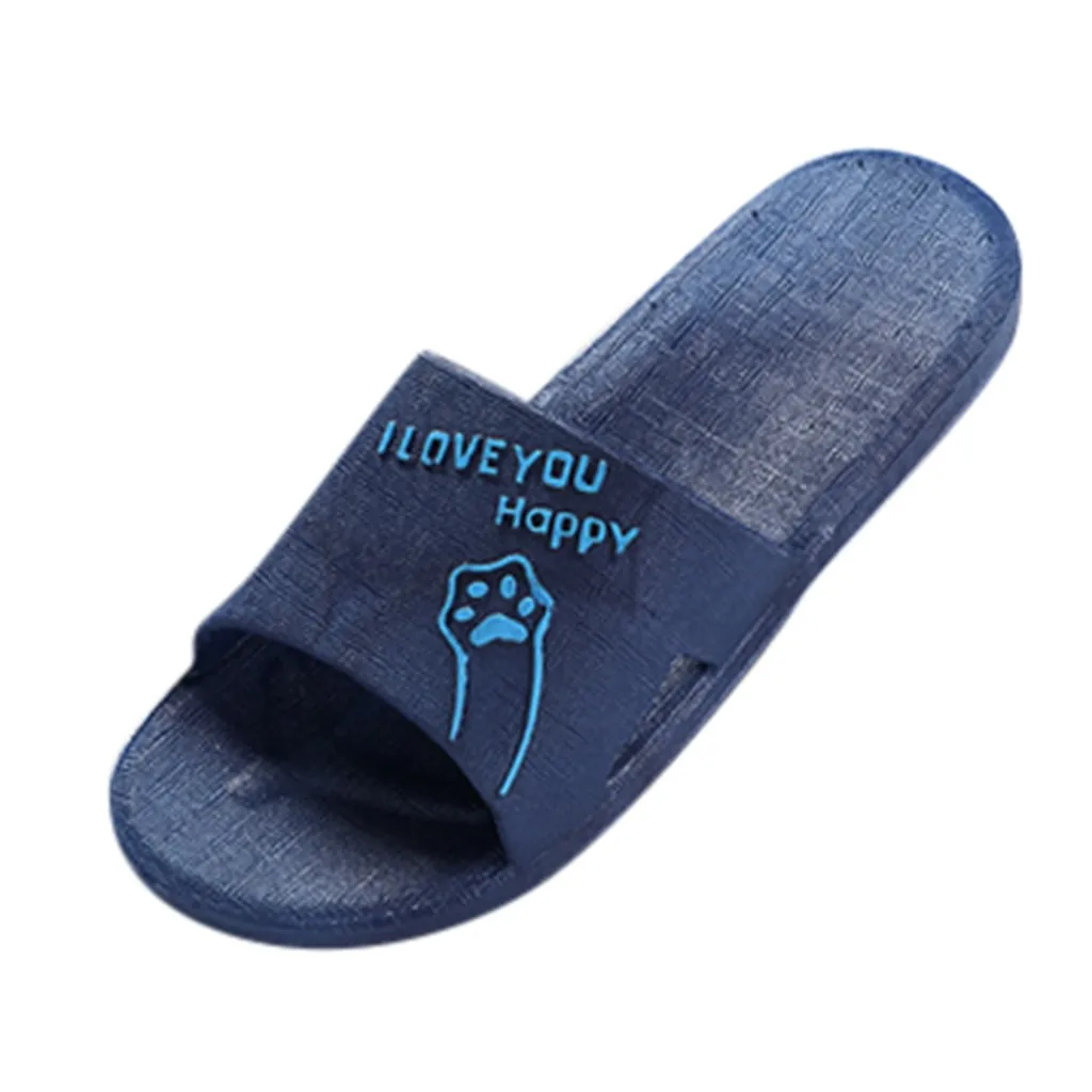 Cat Cartoon Indoor Slippers For Women