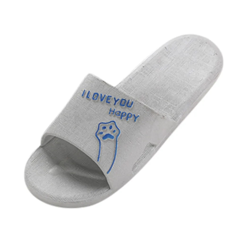 Cat Cartoon Indoor Slippers For Women