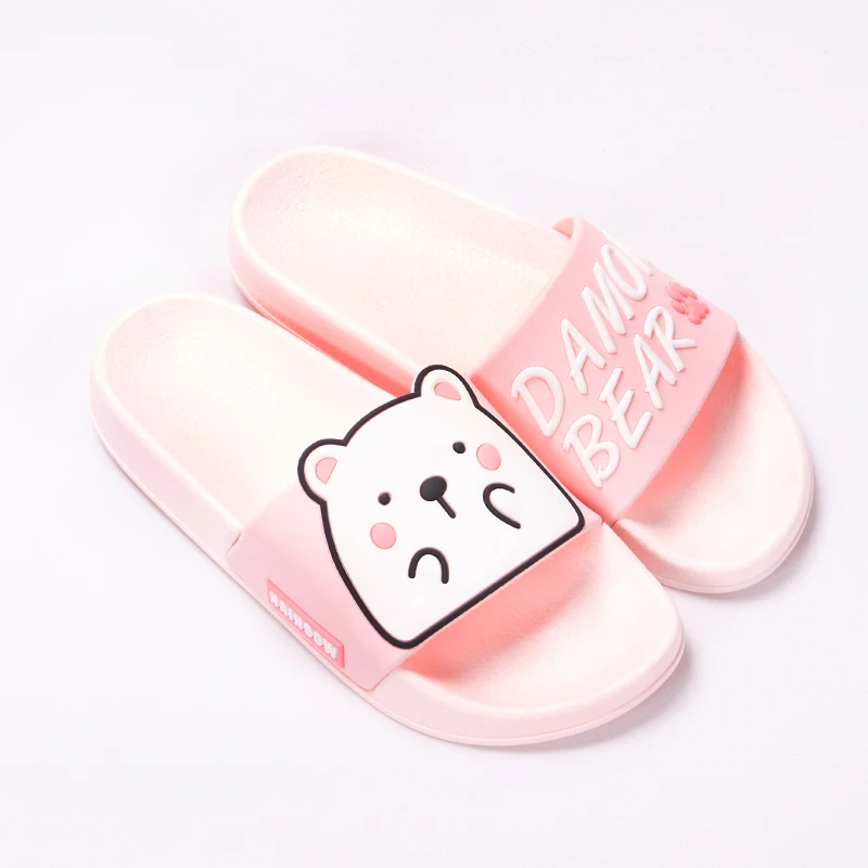 Damon Bear Flip Flops Platform Slippers