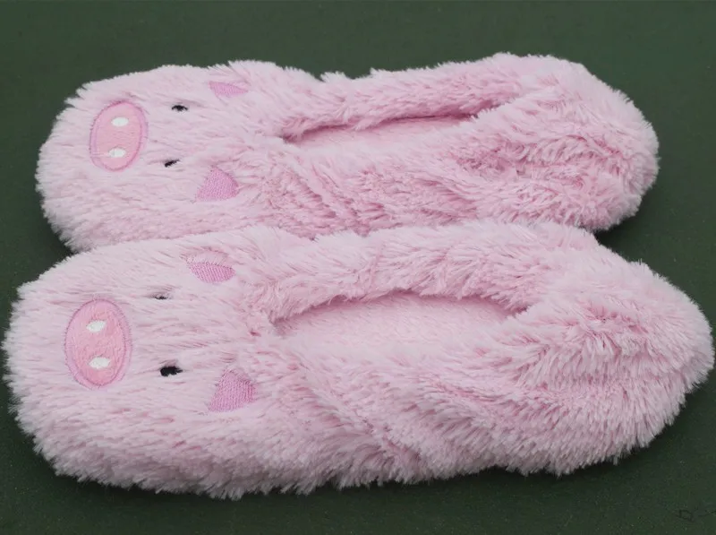 Pink Pig Slip-On Indoor Floor Shoes