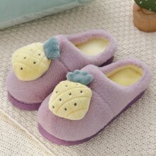 Watermelon Fruits Warm Plush Indoor Comfortable Shoes Watermelon Fruits Warm Plush Indoor Comfortable Shoes