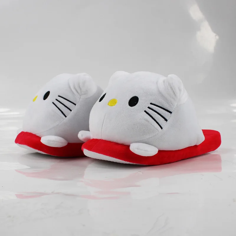 Super Mario Cartoon Flip-Flops Plush Shoes