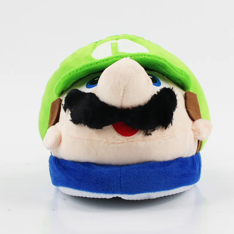 Super Mario Cartoon Flip-Flops Plush Shoes