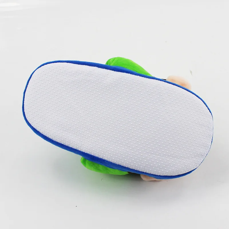 Super Mario Cartoon Flip-Flops Plush Shoes