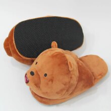 Cartoon Bear Panda Stuffed Plush Family Slippers Cartoon Bear Panda Stuffed Plush Family Slippers