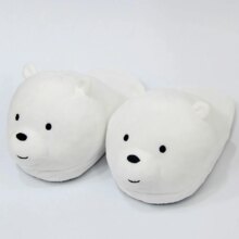Cartoon Bear Panda Stuffed Plush Family Slippers Cartoon Bear Panda Stuffed Plush Family Slippers