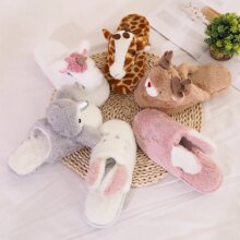 Animal Penguin/Giraffe/Elk Floor Soft Warm Shoes Animal Penguin/Giraffe/Elk Floor Soft Warm Shoes