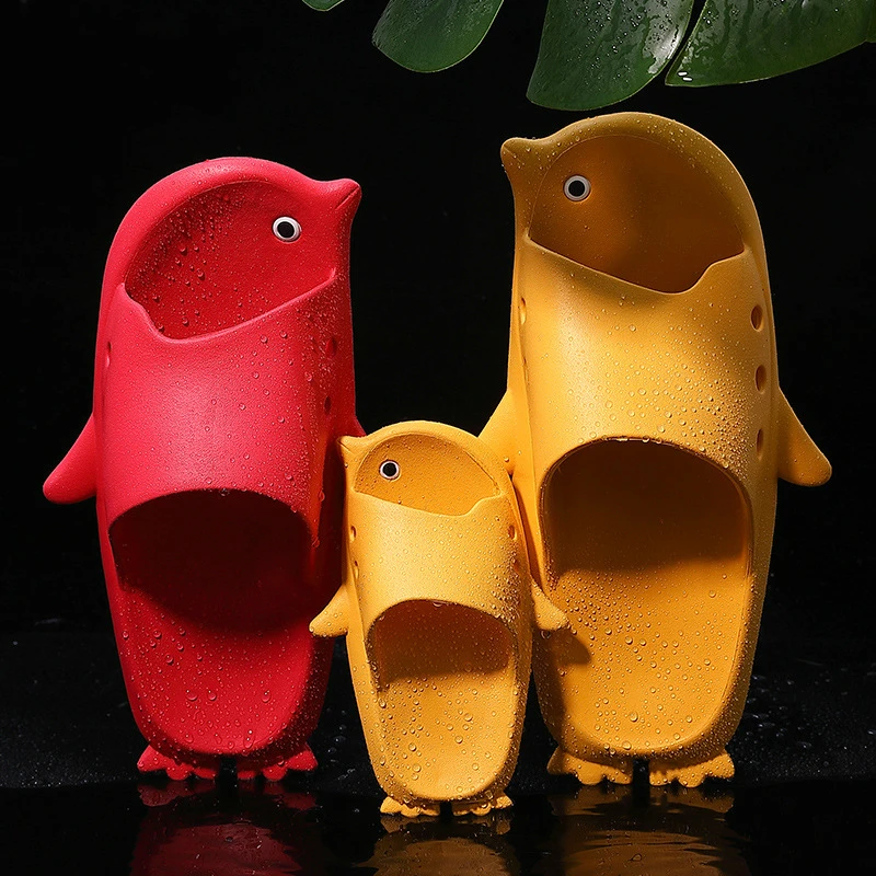 Penguin Animal Indoor Outdoor Non-Slip Bathroom Slippers